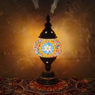 Bar Cafe Club Handmade Cycle Glass Night Light Bedside Counter Light Finished Product