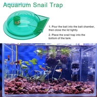 Auspiciousrui Aquarium Snail Trap, Plastic Snail Catcher For Freshwater Fish Tank Green Snail Catch 