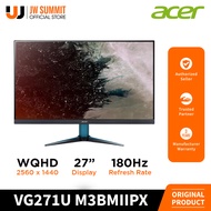 Acer Nitro VG1 VG271U M3BMIIPX 27" WQHD 2560x1440 IPS Technology 1ms 180Hz Gaming Monitor