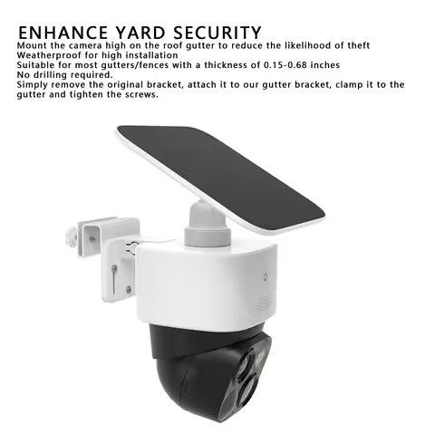 Gutter Mount Outdoor Gutter Mount Weatherproof Security Camera Gutter Mount for SoloCam S330 S340 Gu