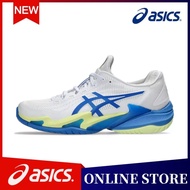 ASICS COU FF 3 White Blue Women's Tennis Shoes
