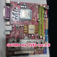 used MSI G41M4 ms-7592 rev: 1.0 DDR2 G41 motherboard