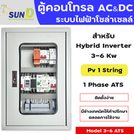 ตู้คอนโทรลไฟโซลล่าเซลล์ Ac&Dc/ตู้คอมบายเนอร์ 1st Hybrid off grid inverter/ powmr / Anern / Deye