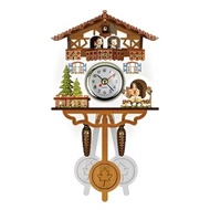 Cuckoo Clock Quartz Wall Clock Classic Cuckoo Sound Bird Design Home Decor Hanging Clock Living Room