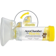Aerochamber Plus Flow-Vu With Mask - Yellow (1-5 Years)