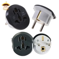 〔8C05〕 16A Universal EU Travel Adapter Euro Converter UK US AU to EU AC Soet Plug 〔8C〕