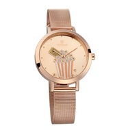 Titan Purple Pop Analog Rose Gold Dial Women's Watch 95104WM03