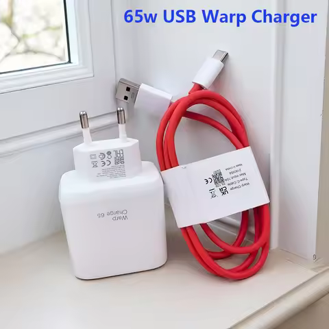For Oneplus 65W Warp Charge Adapter EU USB Power Wall Charger For 1+ Nord CE 3 4 Lite 13 12 10 Pro 9