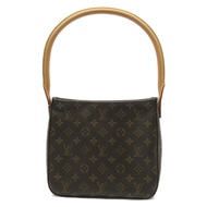 LOUIS VUITTON Looping MM 肩背包 M51146 Monogram 棕色 二手 LV