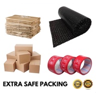 Extra packing, safe box + bubble, you must check out
