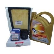 A169# SUZUKI SX4 1.4cc 2012year OIL FILTER + AIR FILTER + KOYOMA 15W40 MINERAL ENGINE OIL