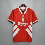【Soccer888】93-95 Liverpool Home Red Retro Football Jersey High Quality Jersey