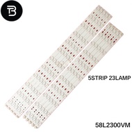 TRB (NEW 1 SET) TOSHIBA 58" LED 58L2300VM  TV BACKLIGHT / LAMPU TV (READY STOCK) 58L2300