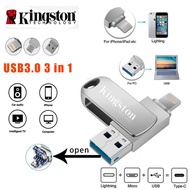Pendrive OTG USB3.0 lightning 3 in1 flash drive 2TB 1TB 512G flash disk for iPh/one PC Android thumb
