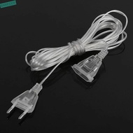 BARR1YYJ Power Extension Cord EU Plug Standard LED String Light Cable Plug Christmas Lights 3M 5M Li