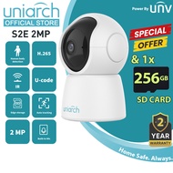 Uniarch S2E 2MP Audio And Video HD PT Camera Auto Tracking H265 Security CCTV by UNV + 256GB CARD