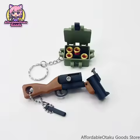2026 New Premium S686 Keychain Mini Shotgun Double Barrel Bolt Action Foldable Finger Gun Soft Ball 