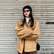 Carhartt American Retro Carhartt Detroit Jacket Mens Khaki Lapel Couple Jacket Spring And Autumn Sty