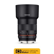 เลนส์ Samyang 85mm F1.8 (ประกันศูนย์ 2 ปี) เลนส์มือหมุน เลนส์ละลายหลัง สำหรับกล้อง Sony E และ Fuji-X
