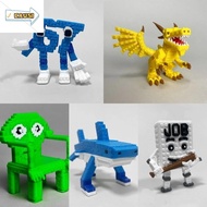 CAUSI Miniature Craft Decoration, 67 Brainrot Figure Horror Game Theme  Printed Figure,  Imaginative