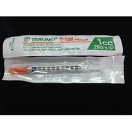 TERUMO INSULIN SYRINGE 1 ML WITH NEEDLE 29G x 1/2 (0.33X13MM) 100PCS / 1 BOX