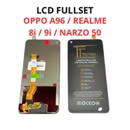 LCD TOUCHSCREEN FULLSET OPPO A96 REALME 8i 9i NARZO 50 LCD TS TICTOC ORIGINAL QUALITY