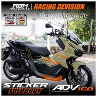 HONDA ADV 160 Full Body Decal Sticker ADV 160 Simple Racing GradientHONDA 02 ADV 160 Full Body Decal