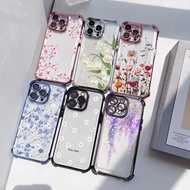 Retro Colorful Flowers Pattern Phone Case For OPPO Realme GT7 C85 Pro C71 C75 C55 C53 C65 C51 C35 C3