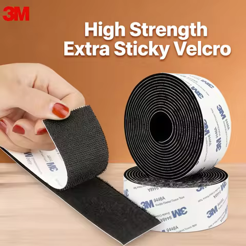 3M 9448A Adhesive-backed Hook & Loop Fastener Tape Strong Non-Trace Self-Adhesive Fastening Double-S