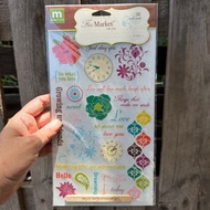 Making Memories Flea Market Rub Ons