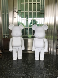 Limited Version 1000% bearbrick bear@brick 70cm DIY Paint PVC Action Figure White Color With Opp Bag