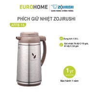 Zojirushi AFFB-16 Pouring Thermos Flask With 1.55L Capacity, Made In Japan, Genuine