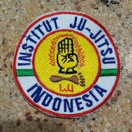 BADGE JUJITSU BET IJI LOGO BELADIRI EMBLEM BORDIR KOMPUTER