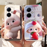 For Vivo Y78 Y78+ V2271A Cute Rabbit Cat Cartoon Casing VivoY78 Y 78 Plus Lens Protective Soft Silic