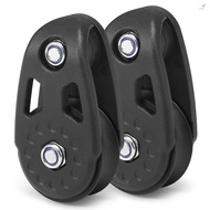 Blocks Trolley Anchor Canoe Pulley I- 2 PCS Kit for Slide Rail Kayak Boat