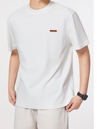 MiiOW | เสื้อยืดแขนสั้นผู้ชาย Catman Liquid Ammonia Silk Cotton Quick Dry Basic Style Summer New Sim