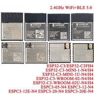 ESP32-C3-WROOM-02 02U-N4 H4 MINI-1 ESP32C3 2.4GHz BLE 5.0 WiFi Bluetooth-compa 4MB SPI Flash IoT Wi-