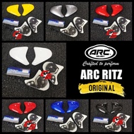 HELMET ARC RITZ SIDE COVER SET AR1/AR3/AR4/AR5/YF1 ORIGINAL With Ratchet Gear Base