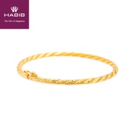 HABIB 916/22K Yellow Gold Bangle GB010