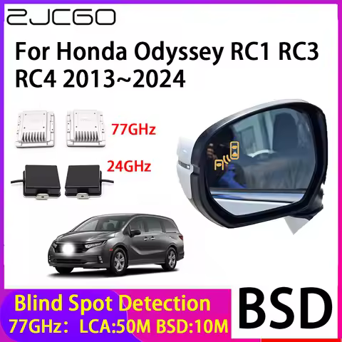 ZJCGO Car Blind Spot Detection BSD Mirror Rear Radar Detection System for Honda Odyssey RC1 RC3 RC4 