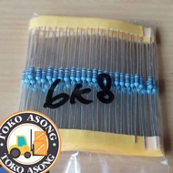 Resistor 6k8 Metalfilm 1% 1/4 Watt 6.8 kilo ohm Resistor