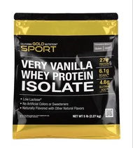 順豐包郵 iherb whey protein 蛋白粉 5lbs 分離乳清 雲呢拿味 Whey Protein Isolate California Gold Nutrition Vanilla 
