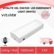 VITALITE VEL 330/S20  LED EMERGENCY LIGHT (WHITE) [SURFACE TYPE]