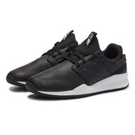 現貨 iShoes正品 New Balance 247系列 情侶鞋 黑色 皮革 質感 工作 休閒鞋 MS247PK D