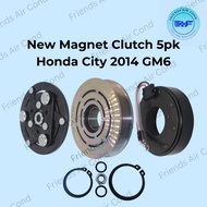Magnet Clutch 5PK (New) for Honda City GM6 [2014] | Sanden STR08 Compressor