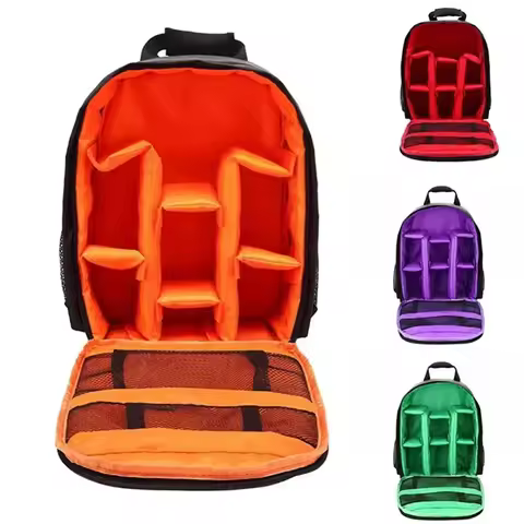 Multi-functional Outdoor Camera Photo Backpack Video Digital Shoulder Camera Bag Waterproof Camera P