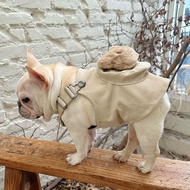 French Bulldog Bulldog Clothes Pomeranian Cute Bear Backpack Shoulder Strap Vest Sweatshirt Funny Tr