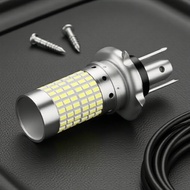 TCYATO 144-SMD H4 LED Headlight Bulb, White Light for P15D/BA20D