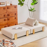 Nordic Lazy Sofa Sleeping Foldable Storage Tatami Tofu Block Single Bedroom Home Sofa Bed