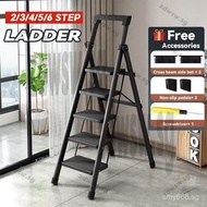 Indoor Household Thickened 5-step 6-7-8 Step Folding Herringbone Ladder